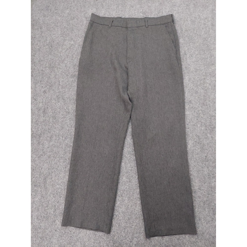 Levis Action Slacks 36x31 Gray Western Polyester Cowboy‎ Dress Pants USA Made